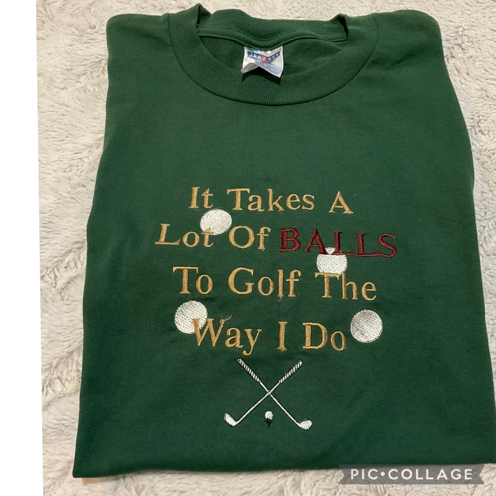 Jerzees Novelty Tee Shirt for Golfers